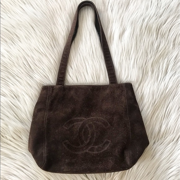 CHANEL Handbags - CHANEL Sac Shopping Tote Brown Bag